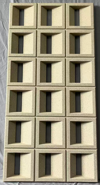 Nine-cell diagonal-T relief