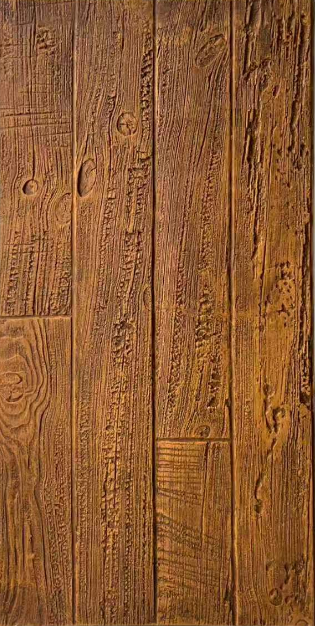 Sea-weathered wood-look panel