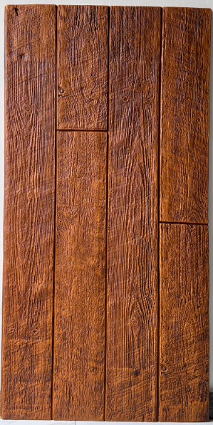 Weathered wood-look panel