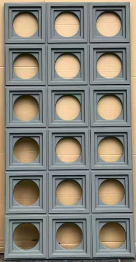 Nine-cell circular relief