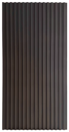Slatted relief panel
