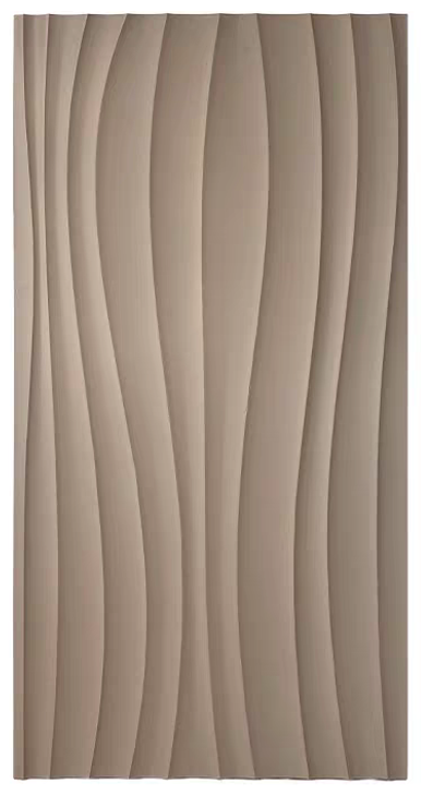 Large-wave relief panel