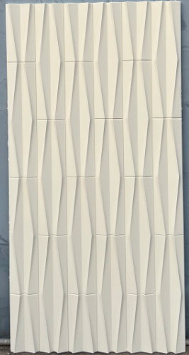 Futuristic stone-look panel