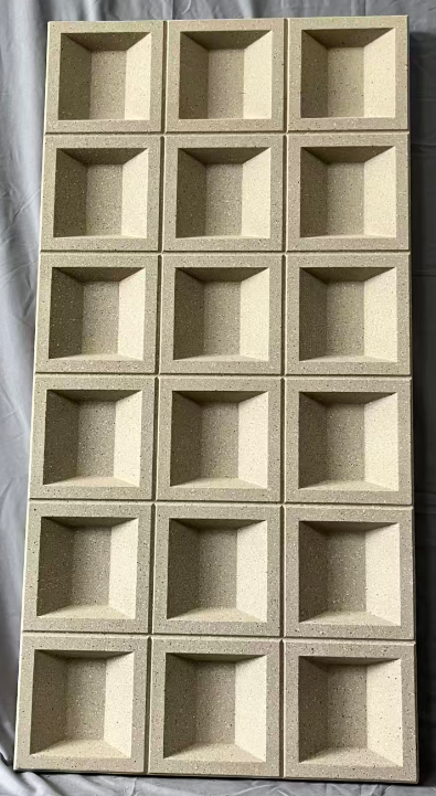 Solid nine-cell relief