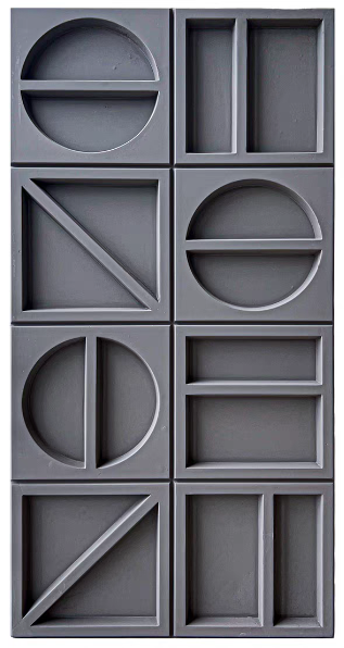 Geometric architectural relief