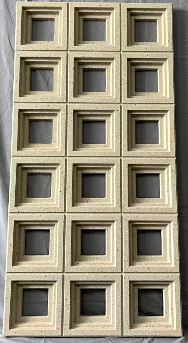 Nine-cell square relief