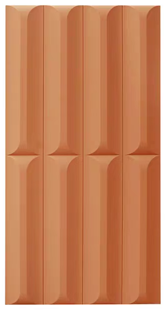 Decorative brick-look panel