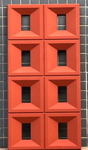 Eight-cell rectangular relief