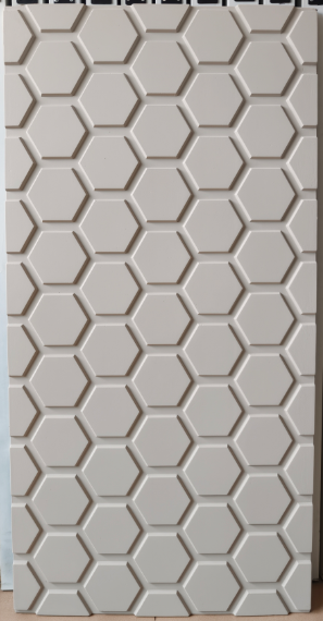 Hexagonal-pattern panel
