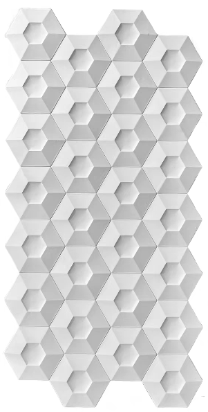 Hexagonal relief
