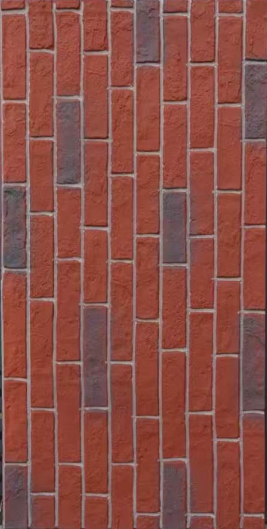 Rustic brick-look panel