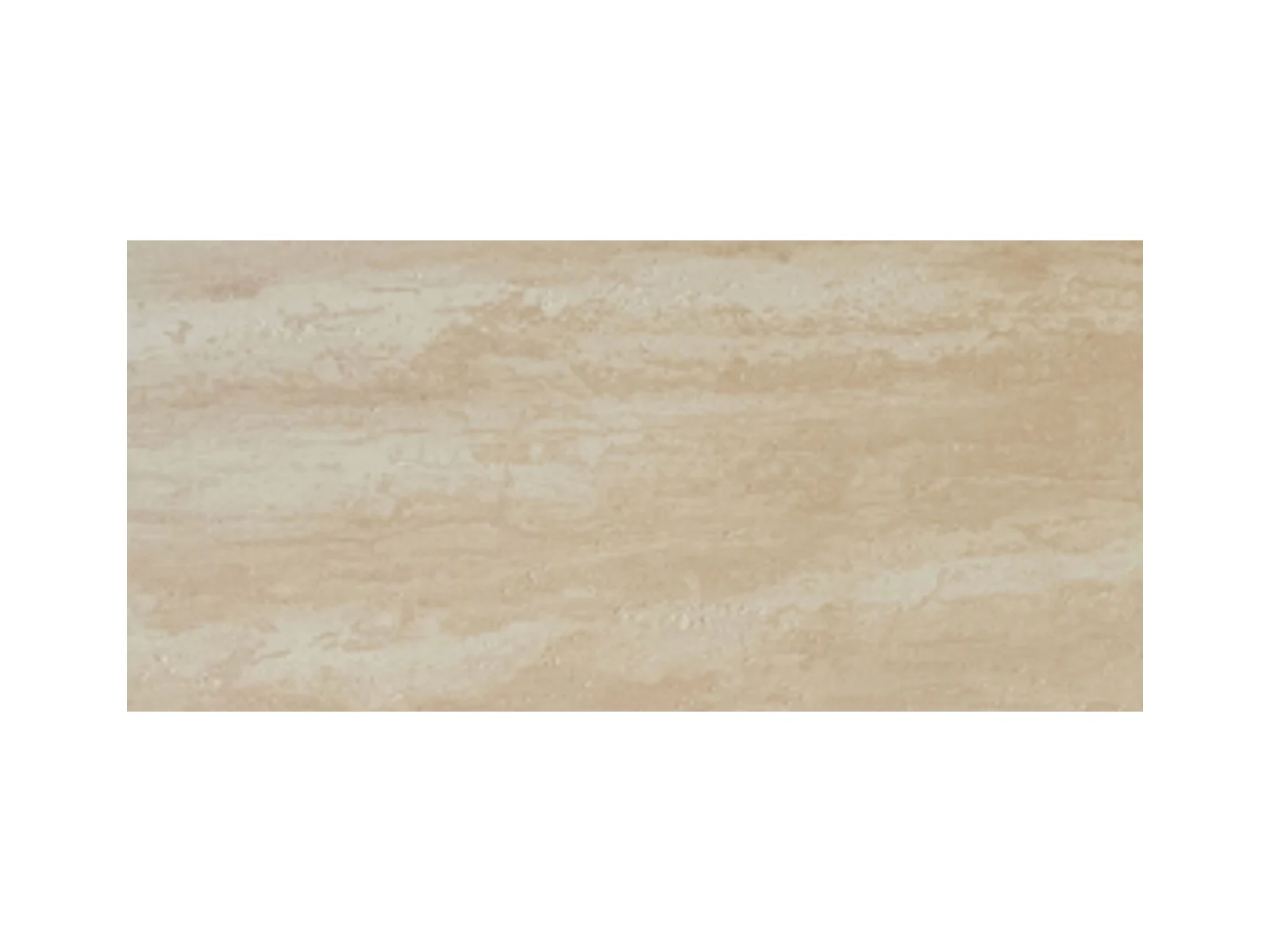 Printed travertine-look flexible stone